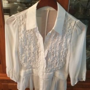 Beautiful sheer blouse small from a boutique